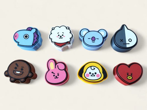 Los ocho personajes de los clickers BT21 BTS